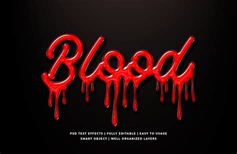 Blood Text Effect Images | Free Vectors, Stock Photos & PSD