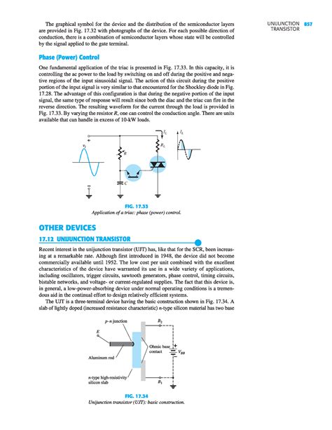 Unijunction Transistor - Electronic Circuit: devices and analysis - Studocu