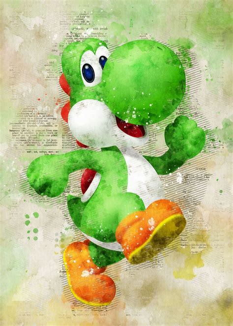 Yoshi Poster - Shark Shirts