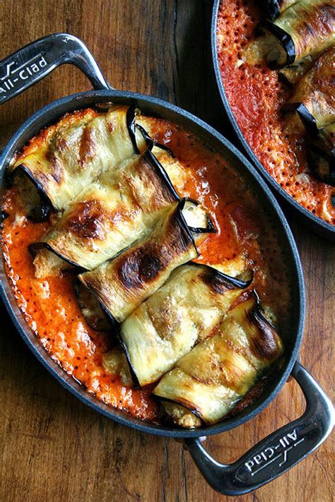 Eggplant Involtini with Homemade Ricotta | Alexandra's Kitchen