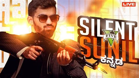 GTA 5 ROLE PLAY DAY 01 | SILENT SUNIL IN CITY | KANNADA GTA | BGMI LIVE KANNADA - YouTube