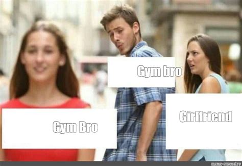 Сomics meme: "Gym bro Girlfriend Gym Bro" - Comics - Meme-arsenal.com