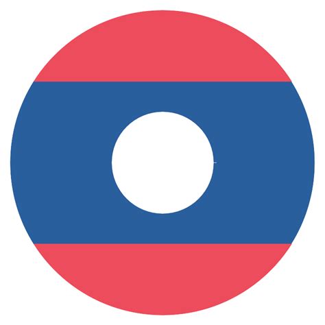 Flag For Laos Vector SVG Icon - SVG Repo