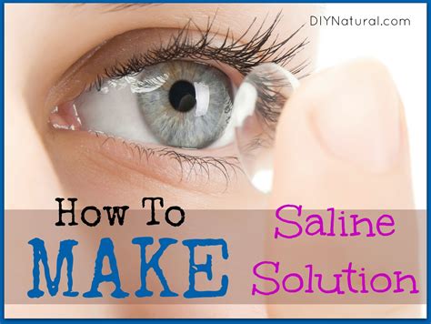 Make Saline Solution at Home Naturally