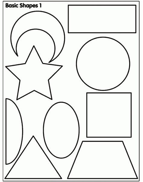 Get This Free Preschool Shapes Coloring Pages to Print p1ivq