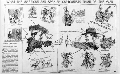 Cartoon Treaty Of Paris 1898