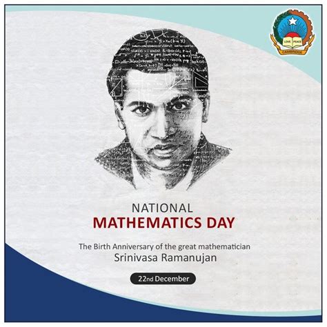 National Mathematics Day | National mathematics day creative ...