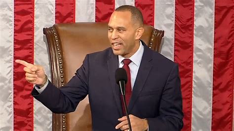 Hakeem Jeffries Goes Through Democratic ABCs in Minority Leader Speech