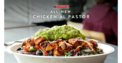 CHIPOTLE ADDS CHICKEN AL PASTOR TO MENUS IN THE UNITED KINGDOM AND FRANCE