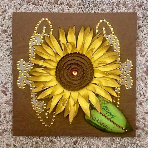 Sunflower Birthday card