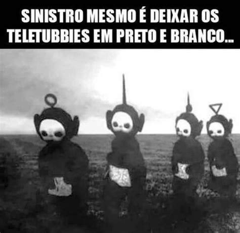 Teletubbies sinistros | Memes populares, Memes apaixonados, Memes de desenhos animados