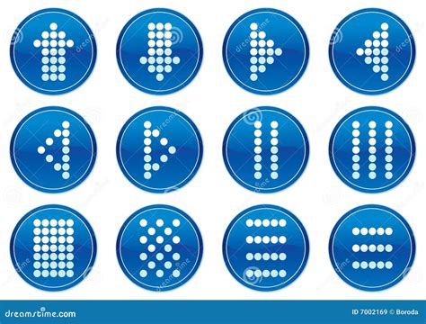 Matrix Symbols Icon Set. Royalty Free Stock Images - Image: 7002169