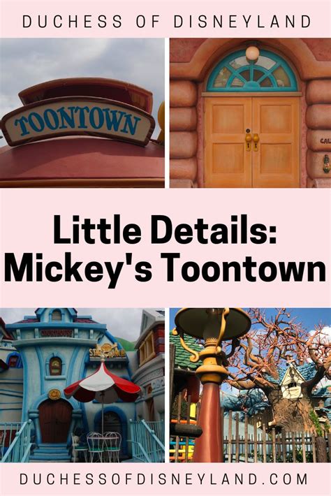 Little Details: Mickey's Toontown - Duchess of Disneyland | Disneyland ...