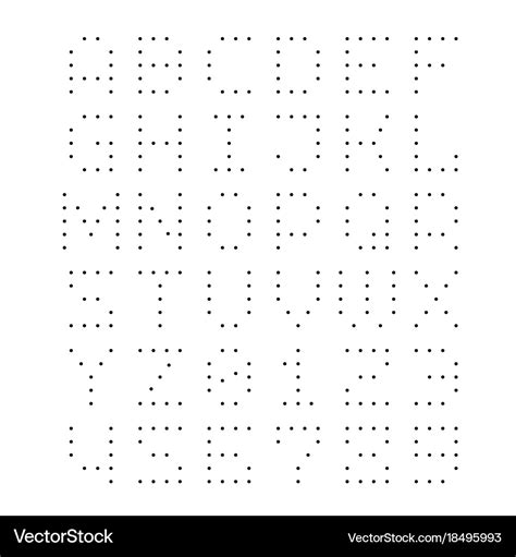 Dot To Dot Letters