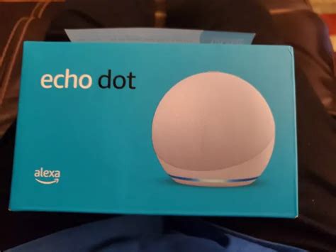 NEW AMAZON ECHO Dot (4th Gen.) Smart Speaker - Glacier White - Sealed $15.50 - PicClick