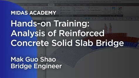 Analysis of Reinforced Concrete Solid Slab Bridge - YouTube