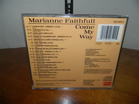 MARIANNE FAITHFULL Come My Way CD DERAM 820 629-2 | #4579108486