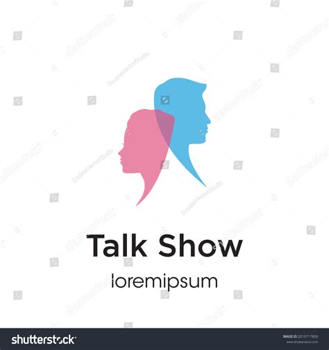 Talk Show Logo Symbol Template Design Stock Vector (Royalty Free) 2019717809 | Shutterstock