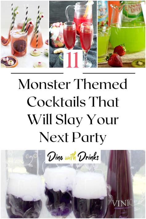 11 Monster Themed Cocktails That Will Slay Your Next Party ...