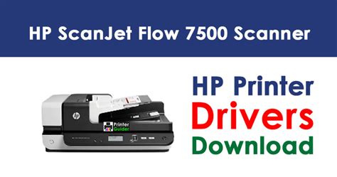 HP ScanJet Enterprise Flow 7500 Flatbed Scanner Driver