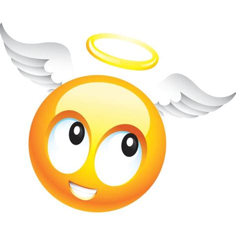 Angel | Funny emoji faces, Smiley emoji, Emoticon