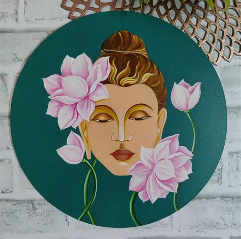 Dark Green(base) MDF Board Hand Painted Wooden Wall Plates, For Decoration at Rs 899/piece in ...