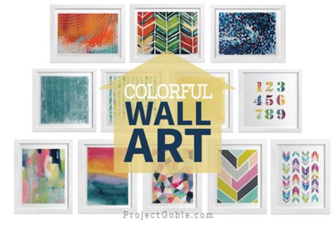 Colorful Living Room Wall Art - Project Goble