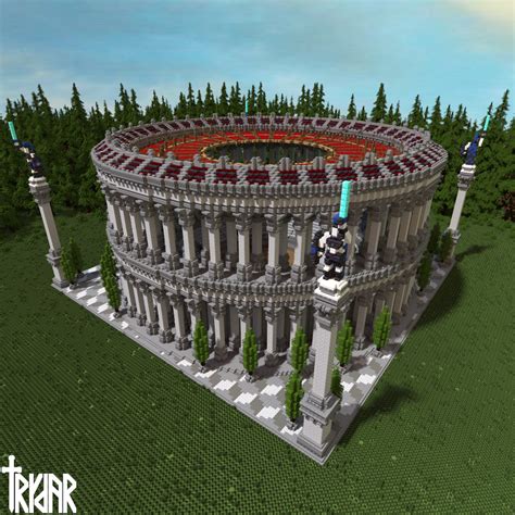 Roman Colosseum +tutorial Minecraft Map