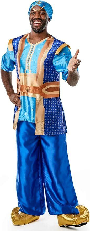 Amazon.co.jp: Disney Adult Men's Standard Genie Costume Genie Shirt ...