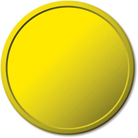 Yellow Circle Transparent Background