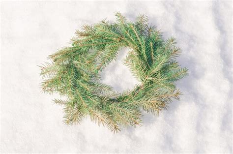 Premium Photo | Christmas green wreath