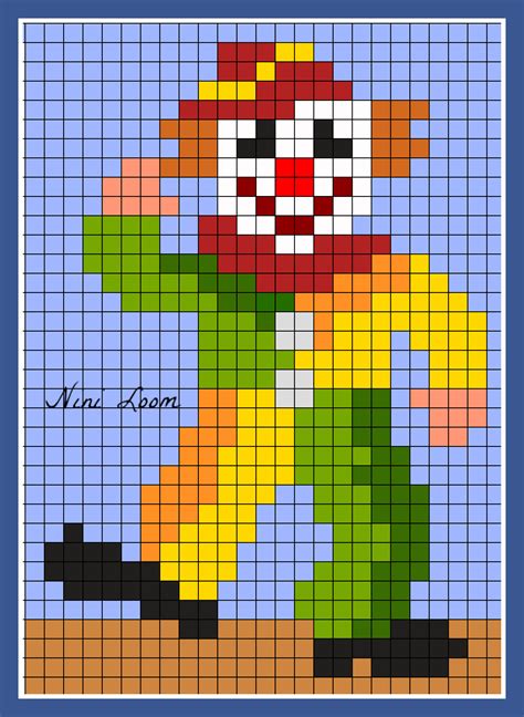 Pin on clowns - x stitching