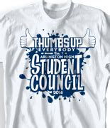 Student Council T-Shirt Designs - Cool Leadership Shirts - Free Shipping