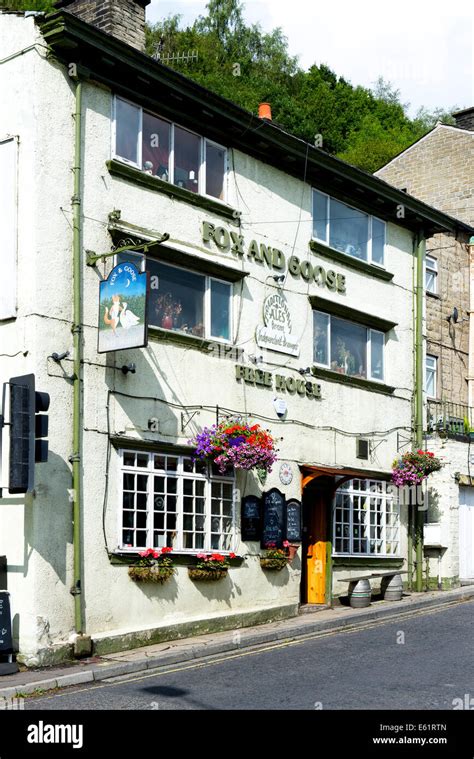 The fox and goose, hebden bridge hi-res stock photography and images - Alamy