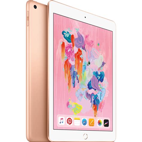 Apple 9.7" iPad (Early 2018, 128GB, Wi-Fi Only, Gold) MRJP2LL/A