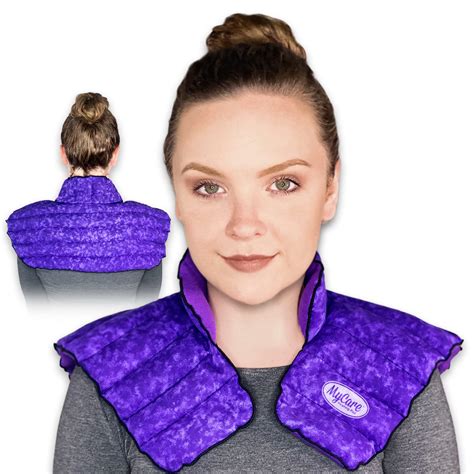 Buy MyCare Heating Pad | Microwavable Large Neck and Shoulder Wrap for Instant Pain - Weighted ...