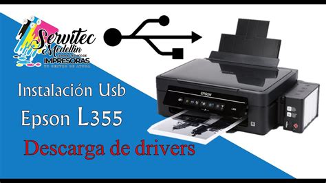 Instalación Epson L355 (descarga de drivers) - YouTube