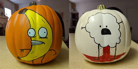 I tried to decorate pumpkins for work, but they were Rejected. : r/funny