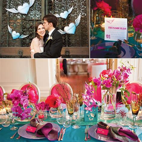 Color Schemes from Real Weddings | Mexican wedding decorations, Wedding color shemes, Wedding colors