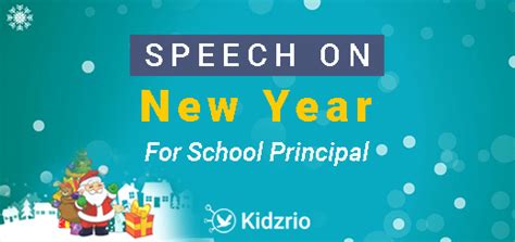 Speech on New Year by School Principal