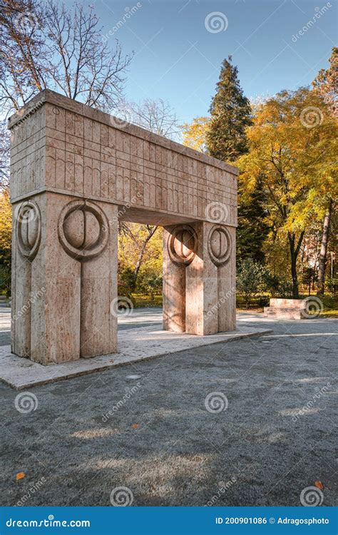 The Gate of the Kiss Poarta Sarutului Sculpture Made by Constantin ...