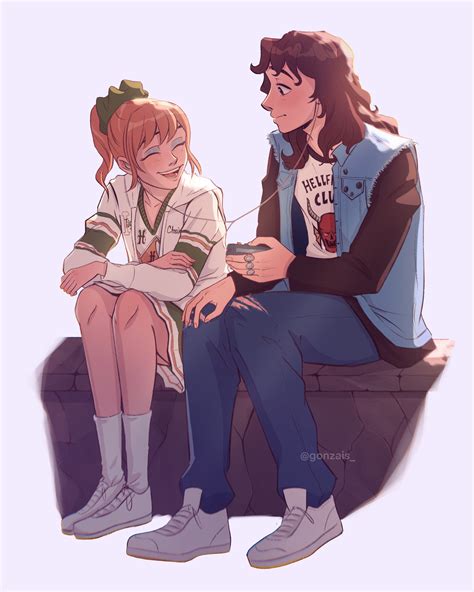 ArtStation - Chrissy and Eddie from Stranger Things