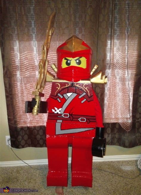 Lego Ninjago Red Ninja Costume | No-Sew DIY Costumes