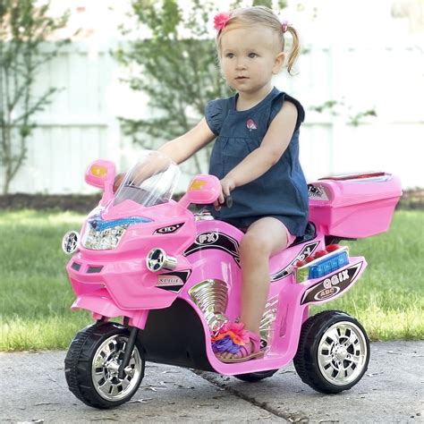 Ride on Toy, 3 Wheel Motorcycle Trike for Kids by Hey! Play! ? Battery ...