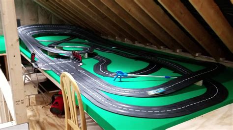 Carrera slot car track " new layout " - YouTube