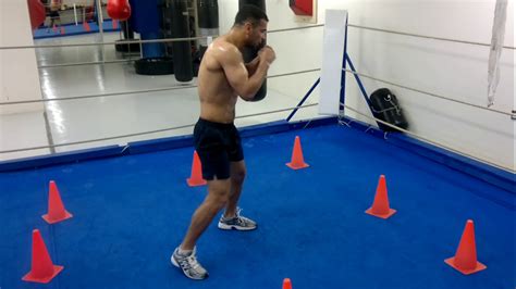 | Boxing Training | Footwork Drill | Cone Drill - YouTube