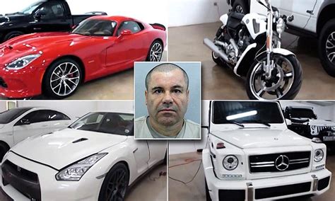 El Chapo cartel's collection of cars and military-grade weapons seized ...