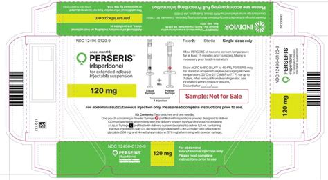 Perseris - FDA prescribing information, side effects and uses