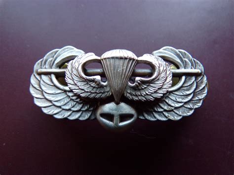 Airborne Artillery Jump Wing Badge US Army Military Parachute Medal ...