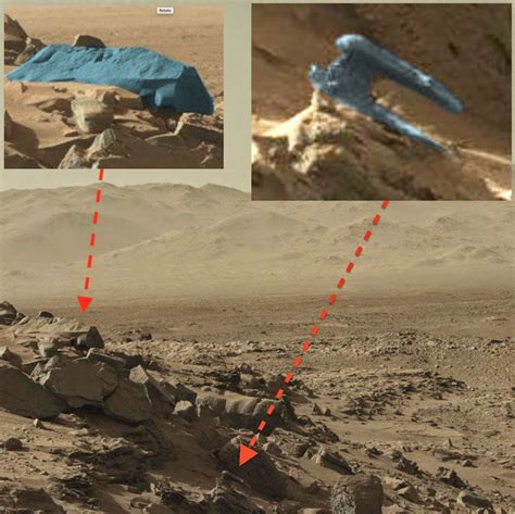 Pin on Mars weapon and structure found in NASA rover photo, Aug 2018 ...